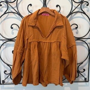Rustic Orange Women's Blouse